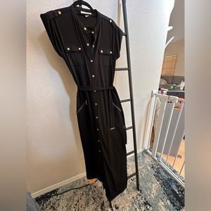 Michael Kors-black maxi dress